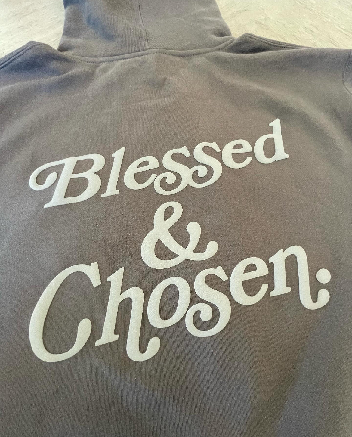 Blessed & Chosen Hoodie - Charcoal