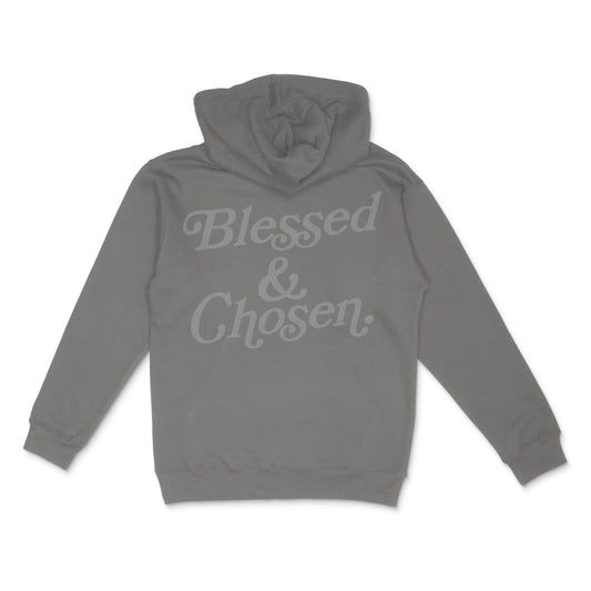 Blessed & Chosen Hoodie - Charcoal