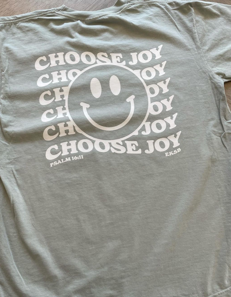 Choose Joy Tee - Bay